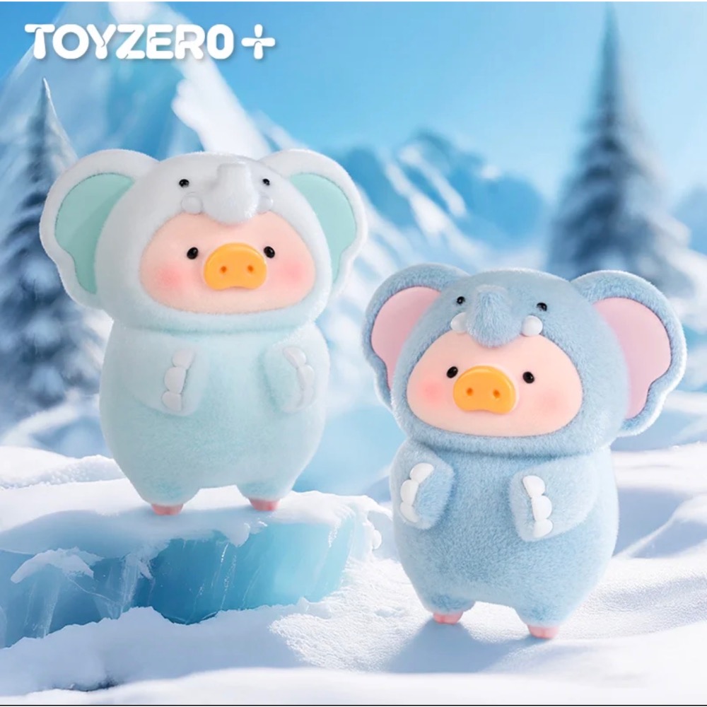 ［全新現貨-24H出］正品 TOYZEROPLUS 罐頭豬 LuLu豬 動物派對 雪山象 限定 吊卡 玩具 禮物 非盲盒-細節圖3