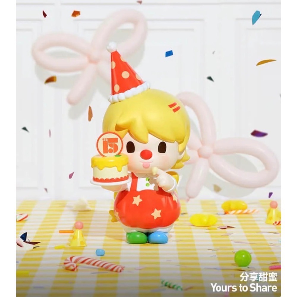 ［現貨-確認款］正品 POPMART 泡泡瑪特 慶祝這一刻 十五週年 系列 盲盒 吹起號角 童心未泯 點亮此刻 帷幕之下-規格圖3