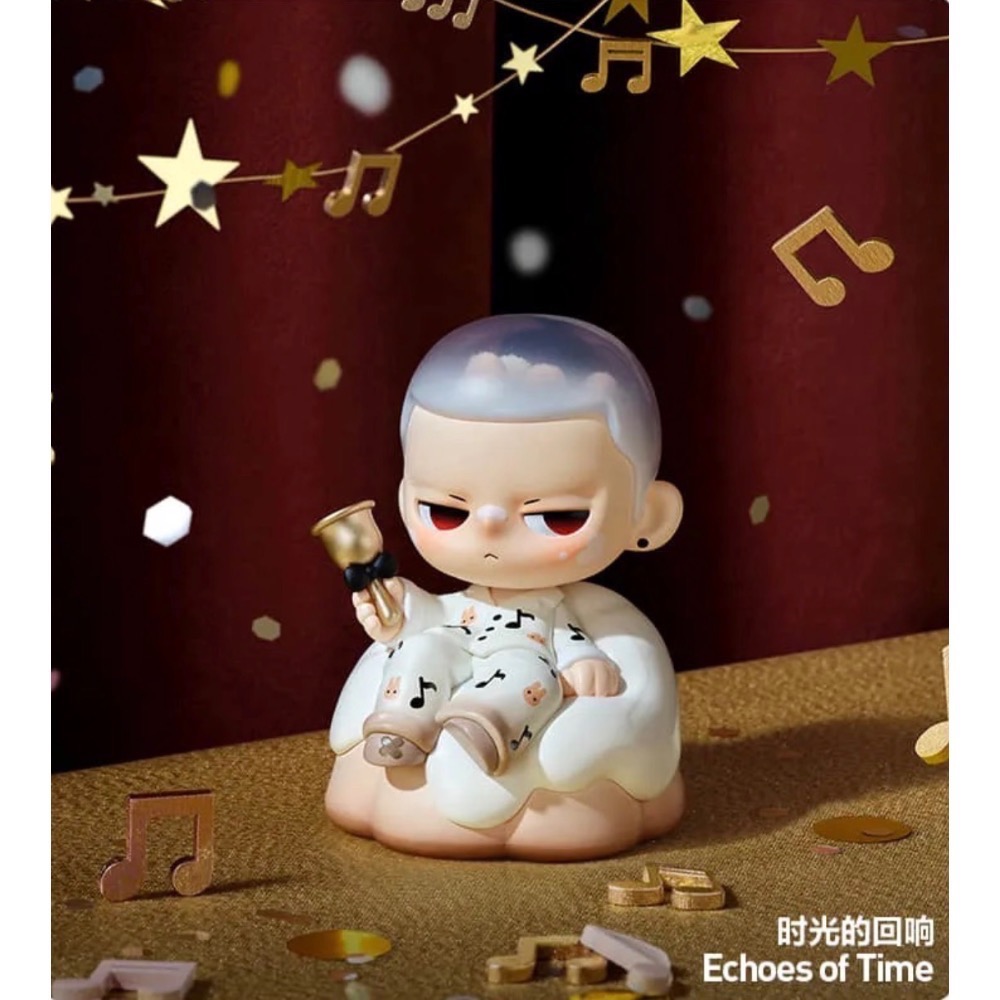 ［現貨-確認款］正品 POPMART 泡泡瑪特 慶祝這一刻 十五週年 系列 盲盒 吹起號角 童心未泯 點亮此刻 帷幕之下-規格圖3