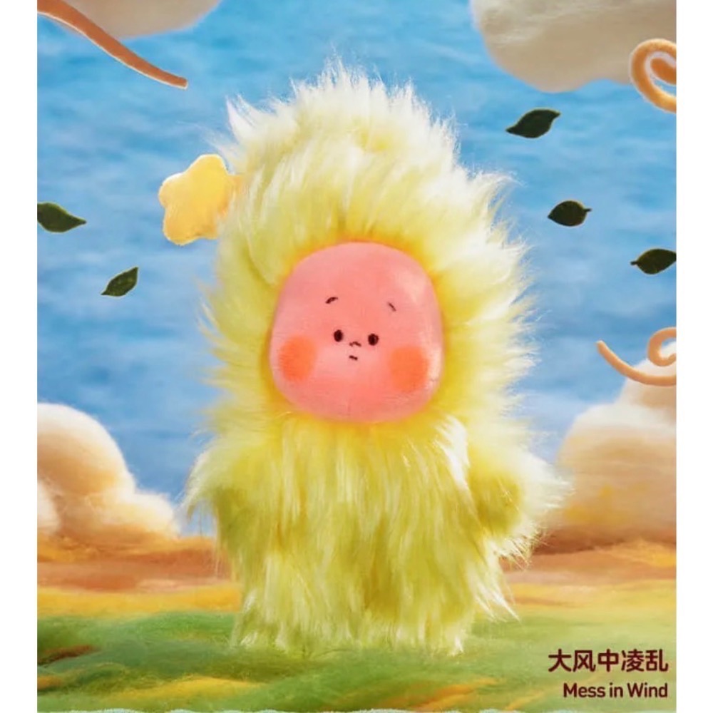 ［現貨/預售］正品 POPMART 泡泡瑪特 星星人 好夢氣象局 毛絨 掛件 盲盒 背著太陽跑 大風中凌亂 高電量警告-規格圖2