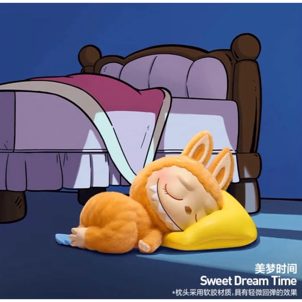 ［現貨-確認款］POPMART 泡泡瑪特 LABUBU 凌晨一點 系列 拉布布 放空時間 驚悚時間 失眠時間 爬行時間-規格圖2