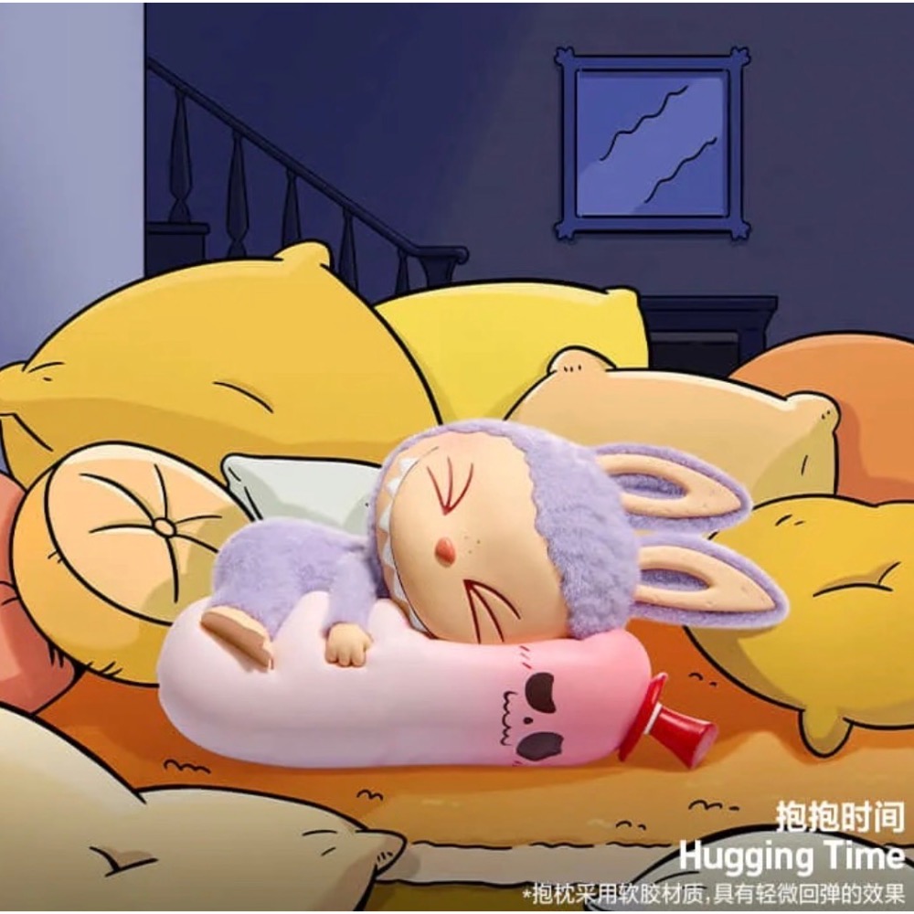 ［現貨-確認款］POPMART 泡泡瑪特 LABUBU 凌晨一點 系列 拉布布 放空時間 驚悚時間 失眠時間 爬行時間-規格圖2