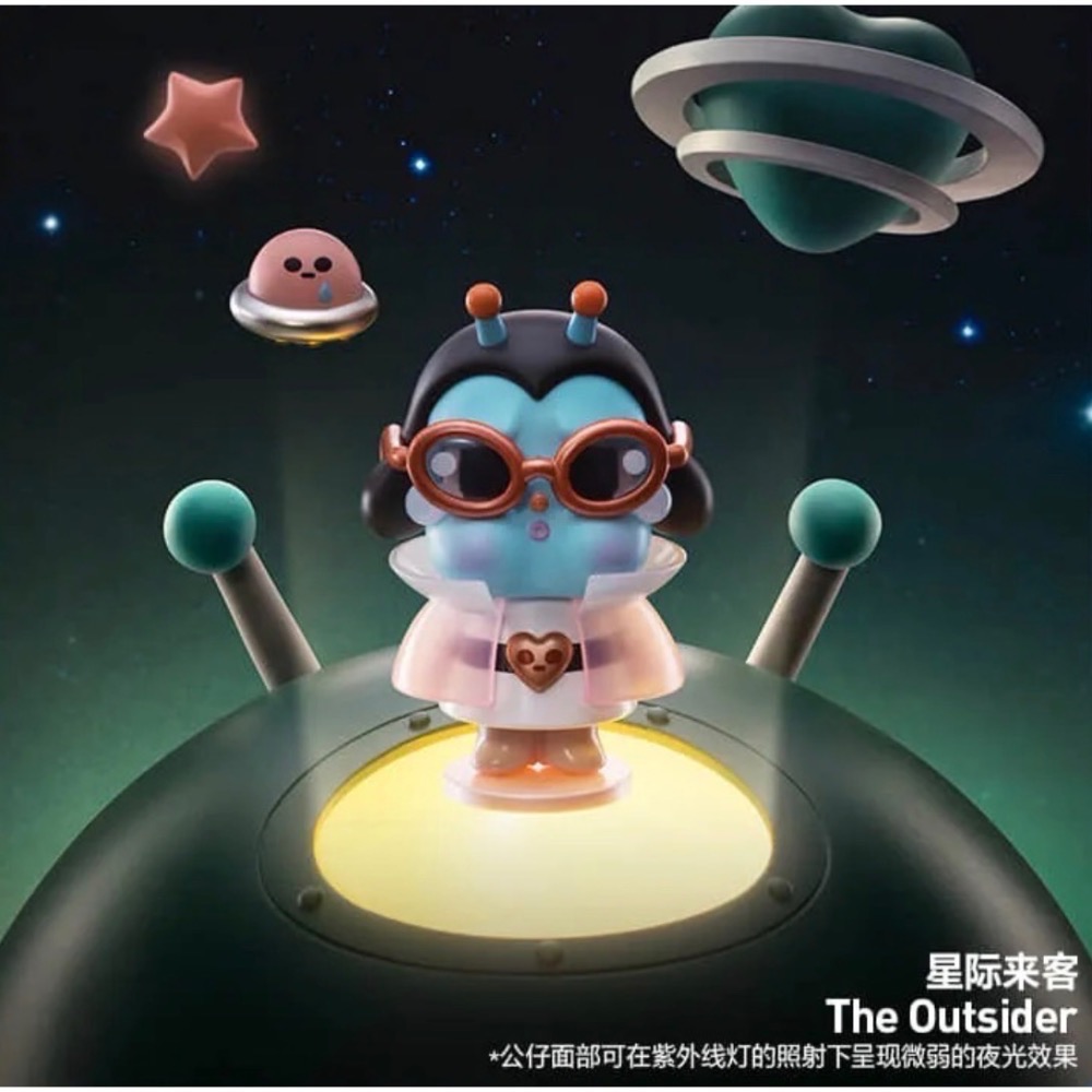 ［現貨-確認款］正品 泡泡瑪特 POPMART CRYBABY 出走的月亮 系列 盲盒 萌粒 跳跳星 出逃月兔 捕月能手-規格圖7