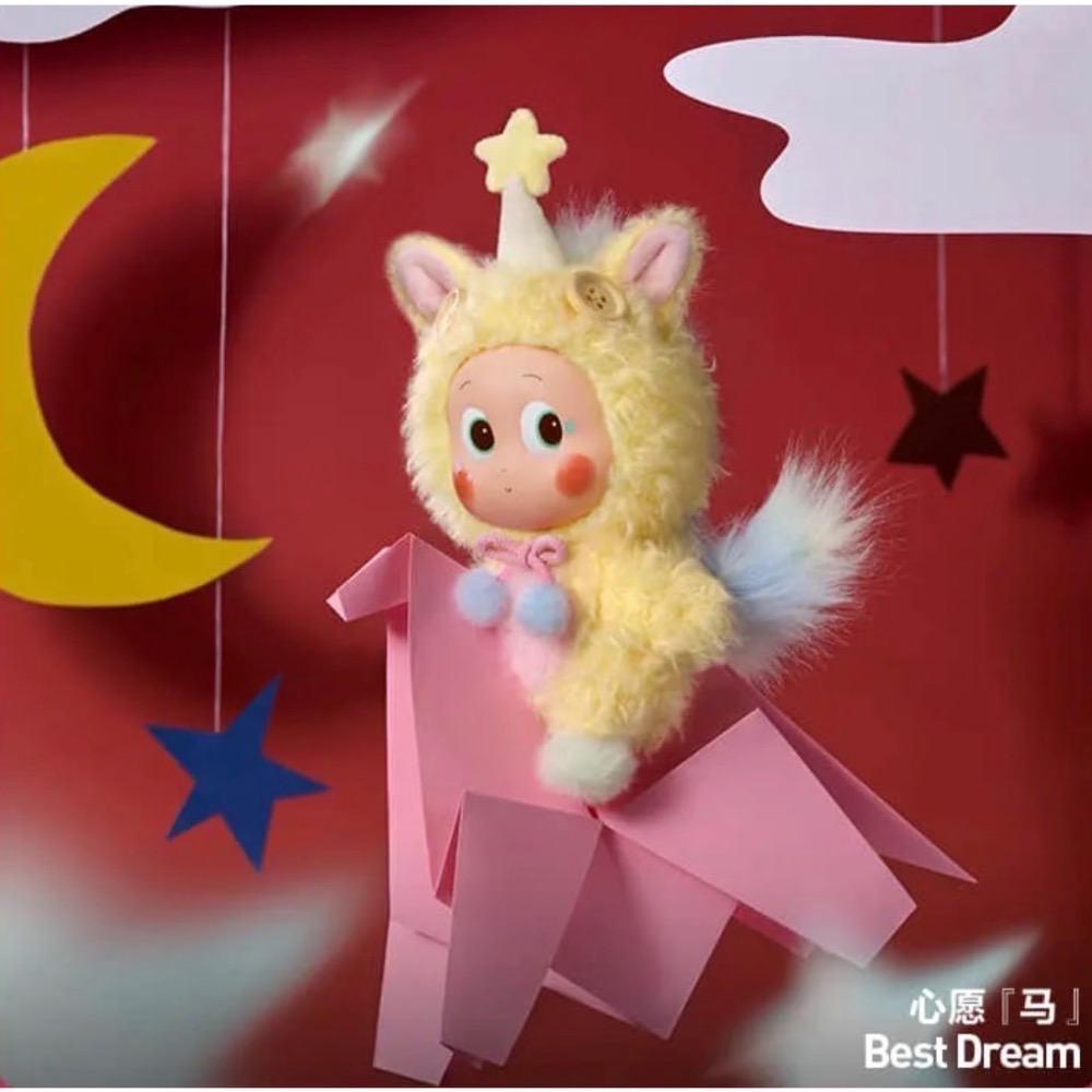 ［現貨-確認款］POPMART 泡泡瑪特 馬力全開 系列 搪膠 毛絨 掛件 小野 SP 星星人 哭娃 Labubu 馬年-規格圖3