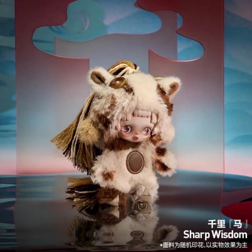 ［現貨-確認款］POPMART 泡泡瑪特 馬力全開 系列 搪膠 毛絨 掛件 小野 SP 星星人 哭娃 Labubu 馬年-規格圖3