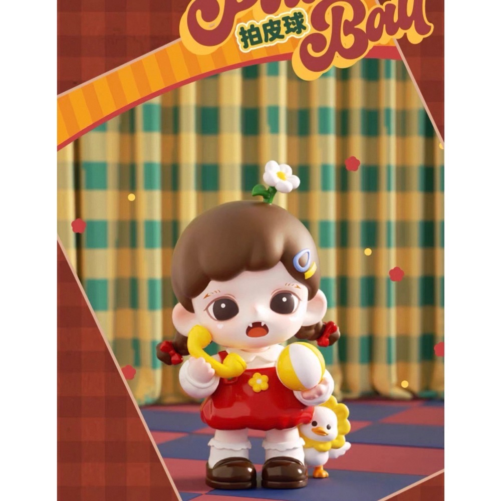 ［現貨-確認款］正品 TNTSPACE Zoraa可愛即正義 系列 盲盒 芭蕾貓 鴨鴨車 愛小狗 微風里 拍皮球 糖果果-規格圖2