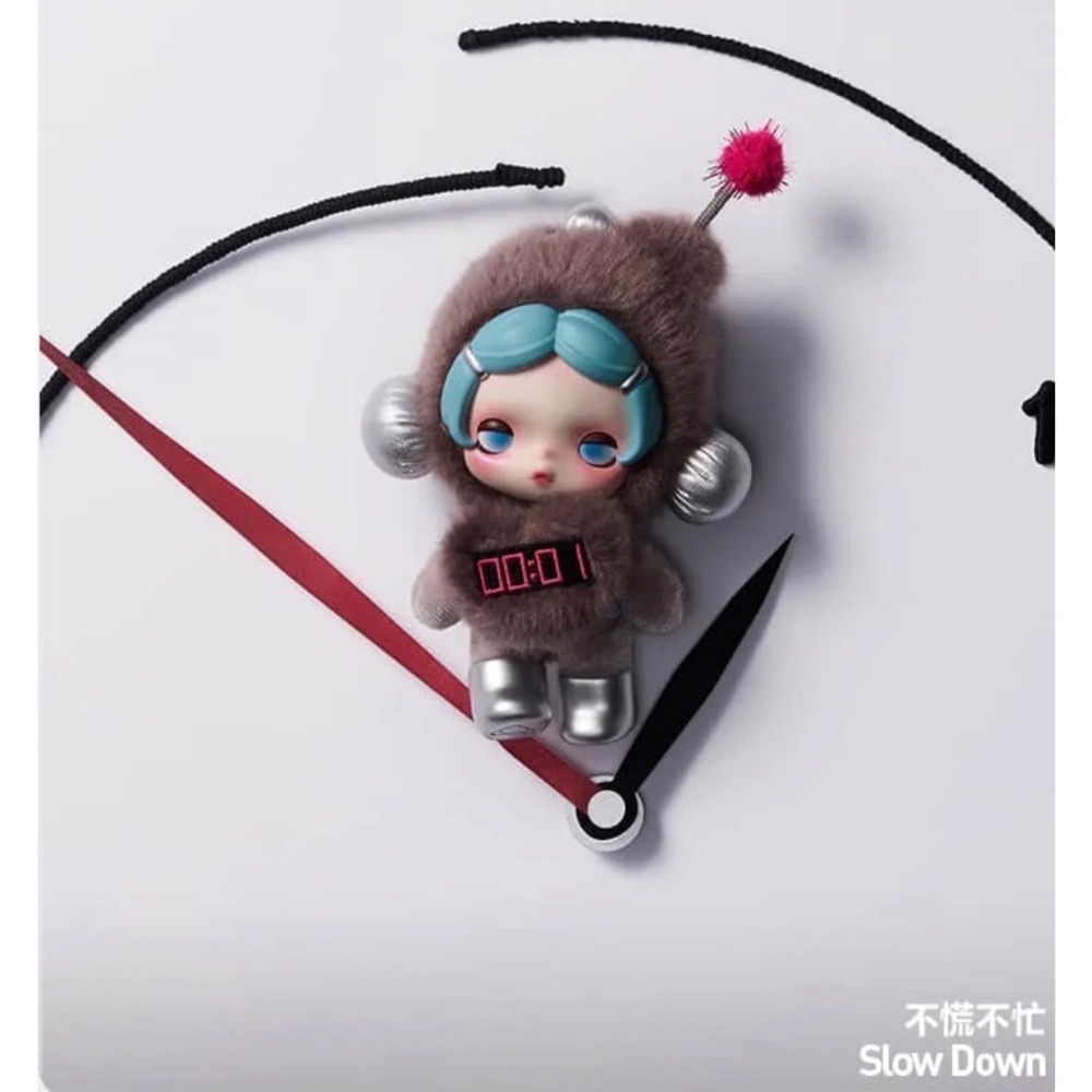 ［現貨確認款］POPMART 泡泡瑪特 SKULLPANDA 不想不想 系列 毛絨 掛件 再睡十分鐘 別靠近我 不做大人-規格圖2