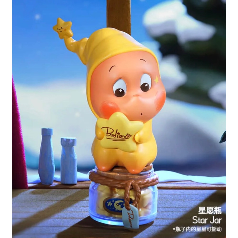 ［現貨-確認款］正品 POPMART 泡泡瑪特 星星人 來自星星的禮物 系列 公仔 許個願吧 小蘋果 星願瓶-規格圖3