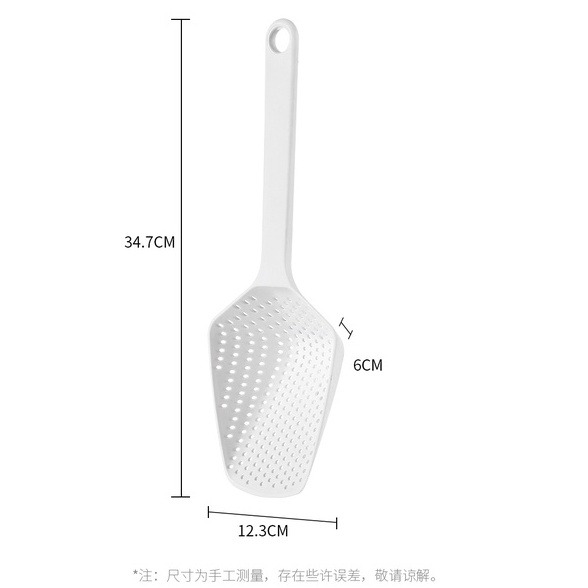 【日本の原裝】方形漏水勺 撈麵 撈蛋 撈菜 耐高溫 多功能撈勺 大撈勺 麵勺 瀝水勺 水餃勺 火鍋勺 湯勺 煮麵 漏勺-細節圖9