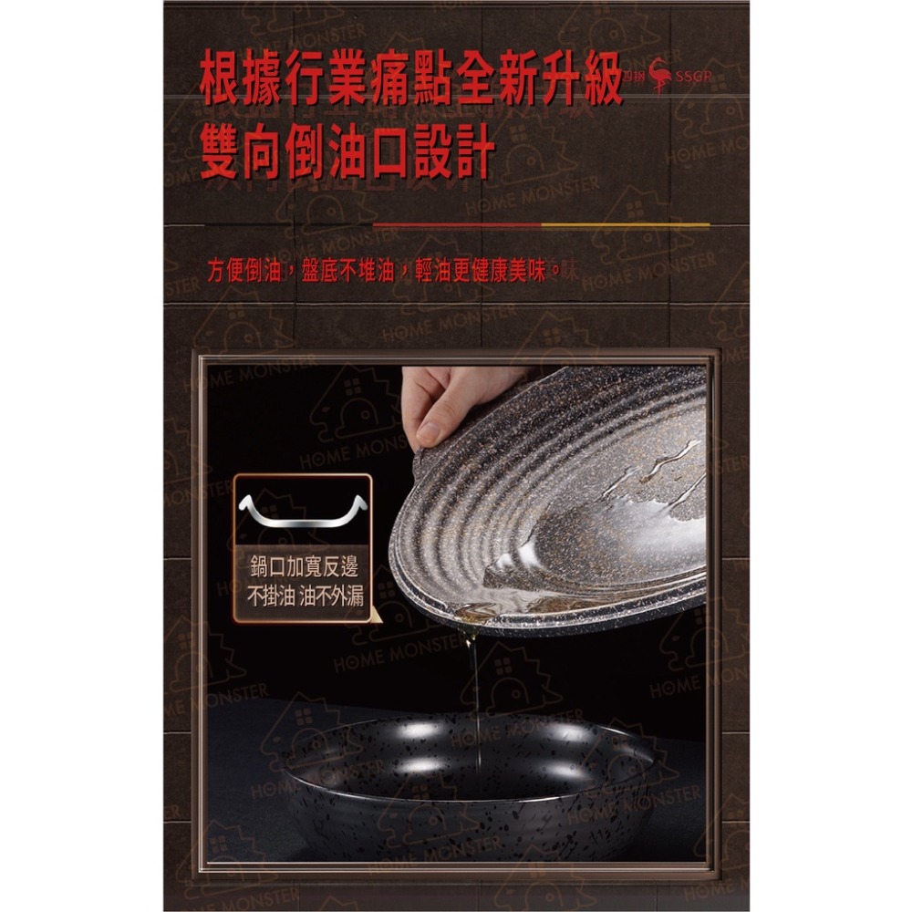 【全新不沾技術】柏林經典不沾烤盤 不沾烤盤露營烤盤 燒烤盤 燒肉烤盤 戶外烤盤 燒烤鐵板燒烤盤 不沾烤盤 麥飯石圓形-細節圖7