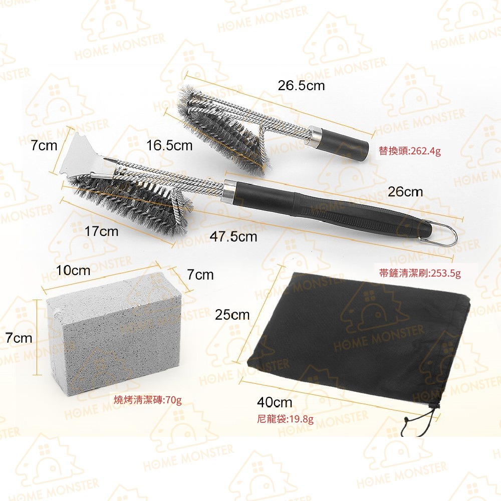 【中秋必備】烤網清潔刷 烤網清潔磚 烤肉網專銅刷 網刷 烤肉網刷子 燒烤清潔刷 鋼刷 鐵刷 銅刷 烤肉網刷子 清潔刷子-細節圖9