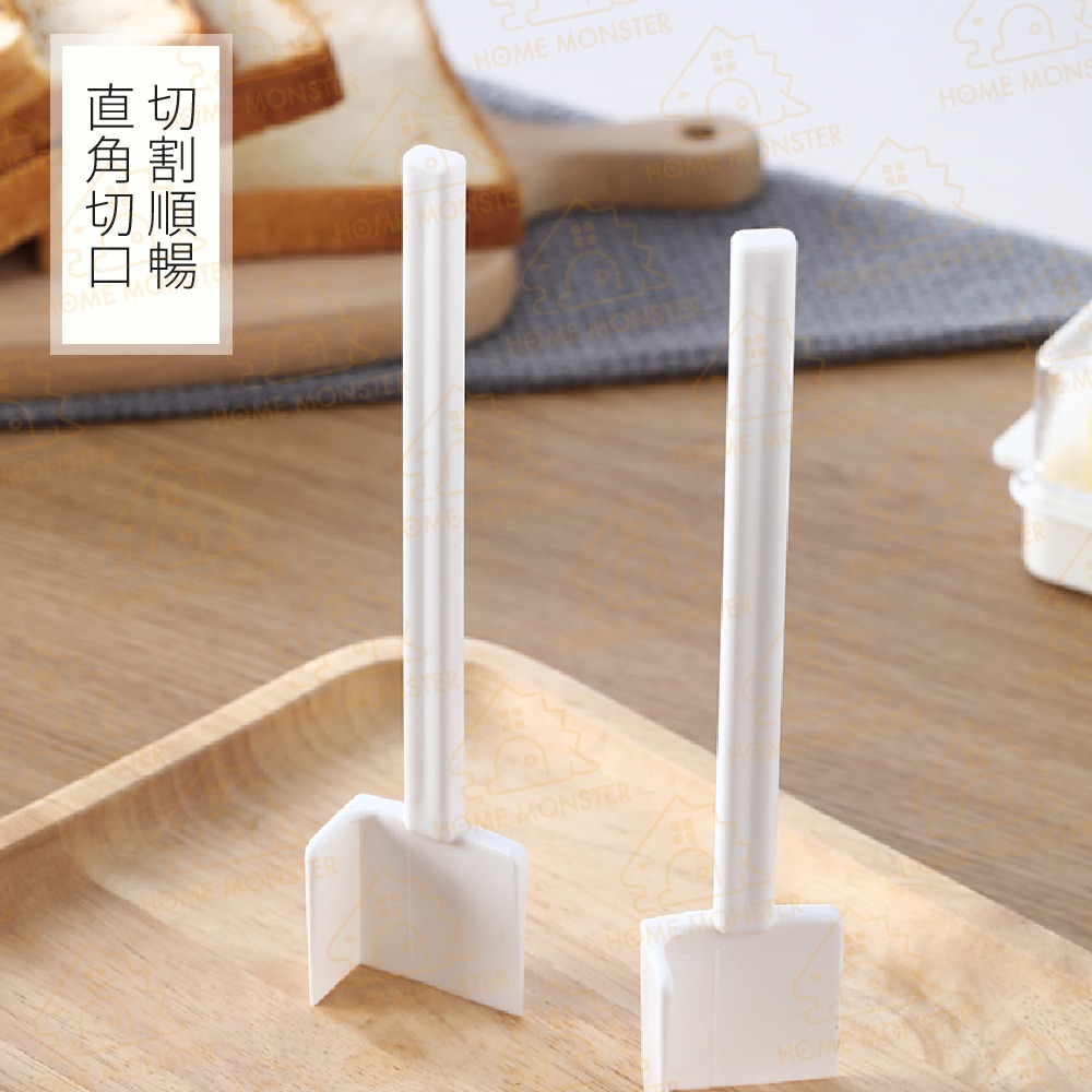 【日貨の原裝】切奶油刀 奶油刀 奶油分割器 奶油切塊器 吐司抹刀 烘焙分割刀 起司奶酪切片器 直角奶油切刀 四角奶油切刀-細節圖4