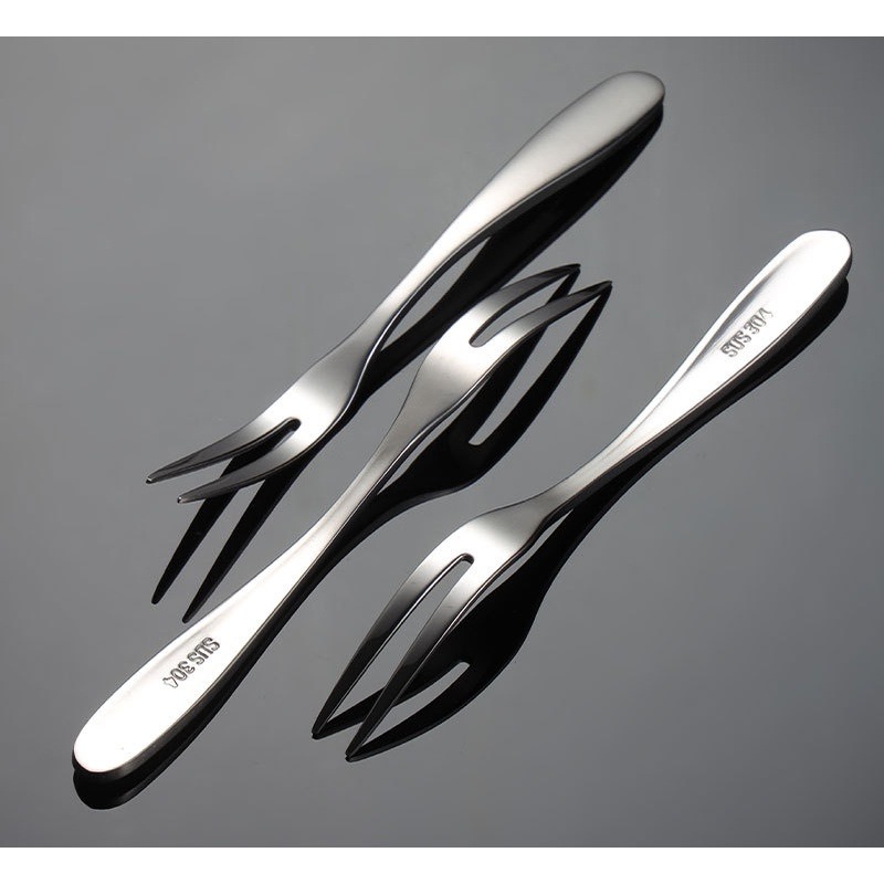 【貴族體驗】不鏽鋼叉子  304不鏽鋼水果叉 水果叉子 點心叉子 不鏽鋼水果叉 不鏽鋼叉子 日式水果叉 小叉子 蛋糕叉-細節圖4