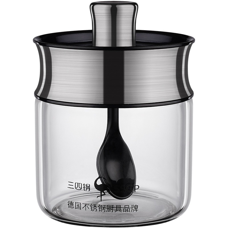 【廚房必備】柏林全鋼調味罐(三件組) 調味罐 鹽罐 糖罐 香料罐 香料收納 調味料收納 廚房調料瓶 調料盒 佐料盒 胡椒-細節圖2