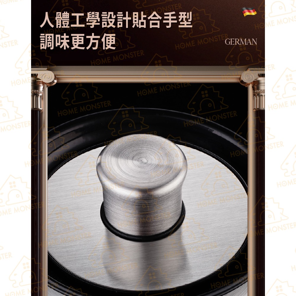 【廚房必備】柏林全鋼調味罐(三件組) 調味罐 鹽罐 糖罐 香料罐 香料收納 調味料收納 廚房調料瓶 調料盒 佐料盒 胡椒-細節圖5