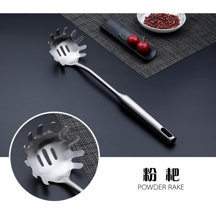 【吃麵必備】304不鏽鋼撈麵勺 粉扒 撈麵 麵勺 撈勺 過濾勺 瀝油 瀝水 火鍋勺 漏勺 瀝水不鏽鋼勺 勺子 料理用具-細節圖7