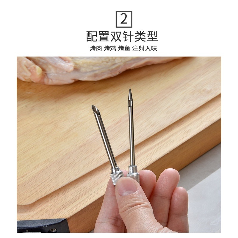 【DIY烤雞】不銹鋼火雞針 火雞填充器 不銹鋼泵頭 烤火雞器具 火雞填料器 填料器 內餡填充 內餡裝填器 火雞針 填充針-細節圖8