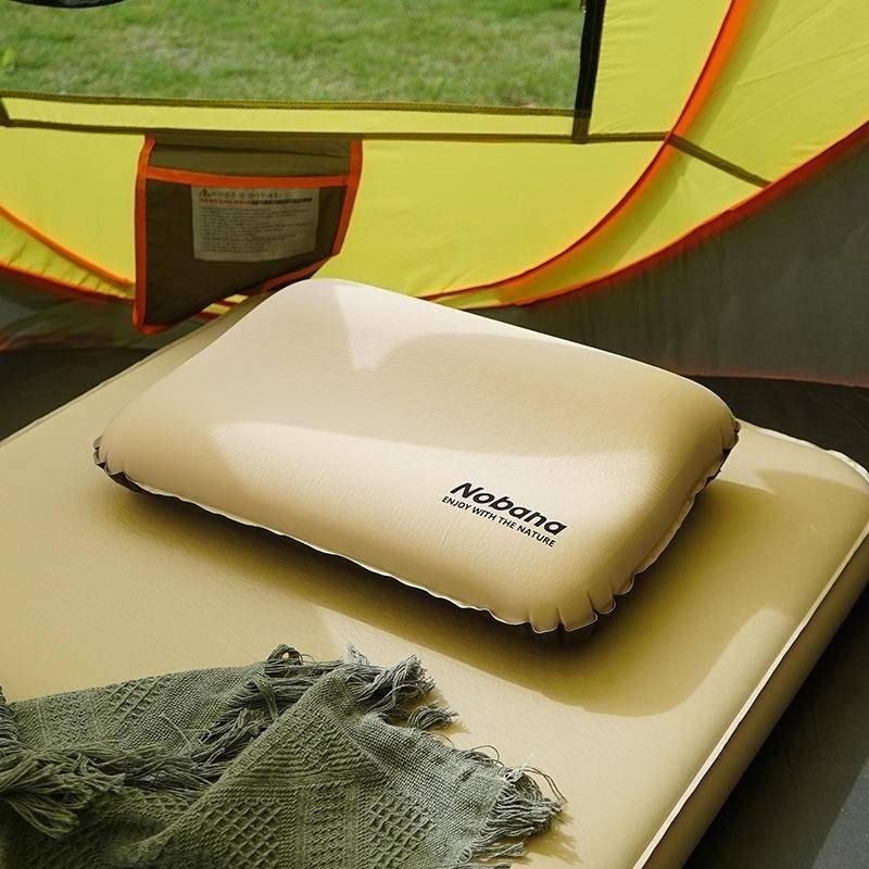 NOBANA 3D海綿枕自動充氣枕頭 露營用品-細節圖2