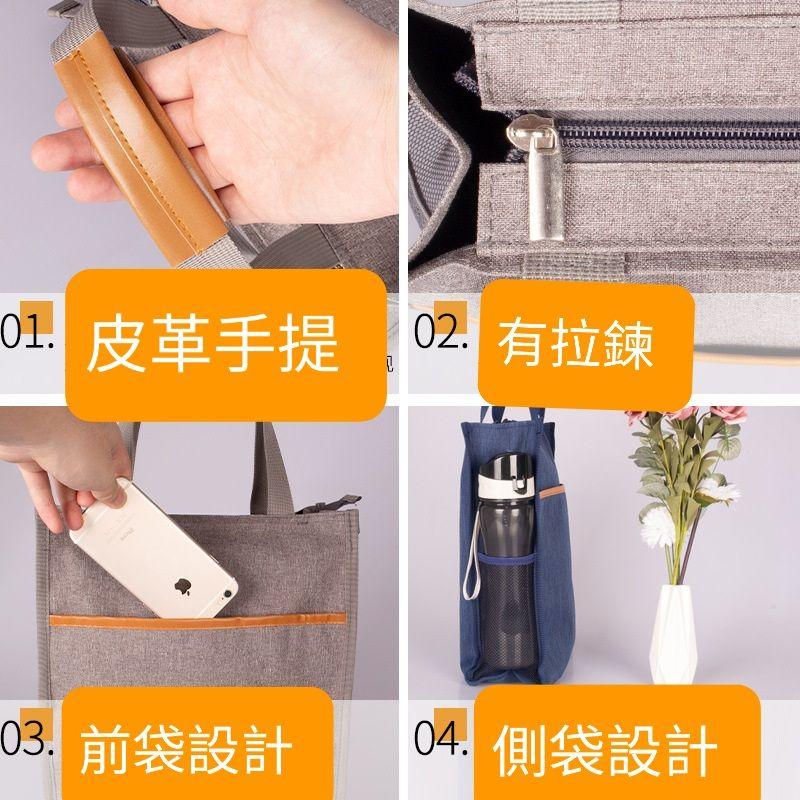 大容量 學生手提袋 學生補習袋 A4資料提袋 A4手提袋 (5色可選)-細節圖2