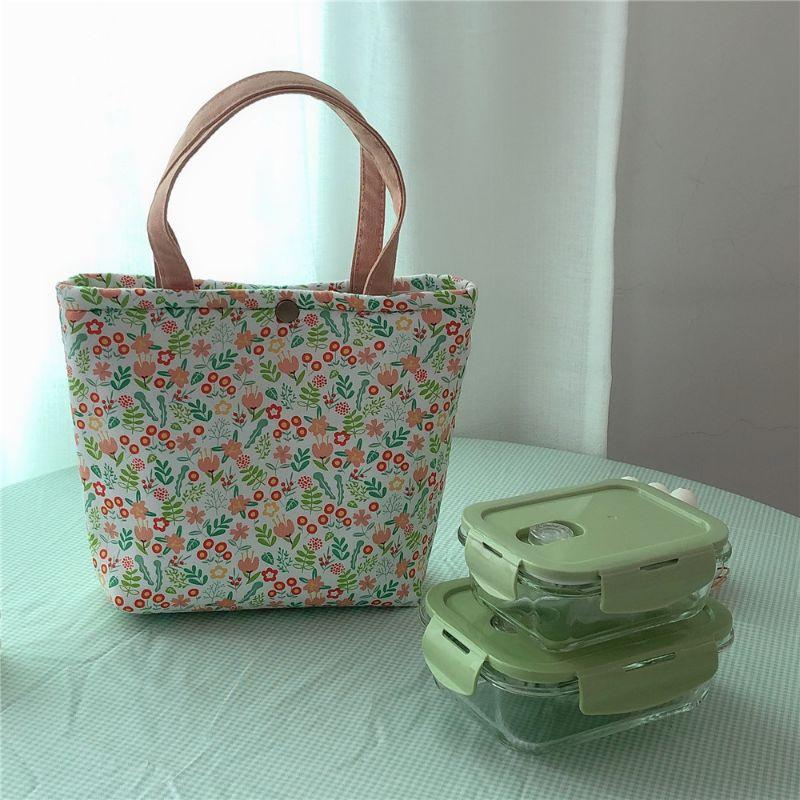 (現貨) 復古碎花手提小布包 田園風 提袋 (多款可選)-細節圖3