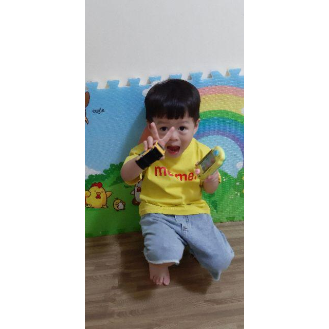 男童童裝 女童童裝 百搭上衣 meme字母T恤款 3色可選 90-110碼-細節圖6