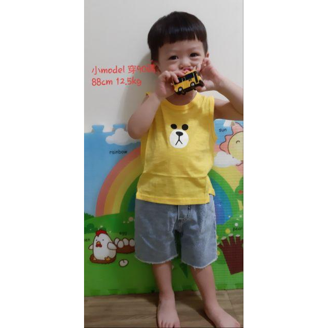 男童童裝 女童童裝 百搭上衣 針織竹節棉背心 3色可選 80-100碼-細節圖5