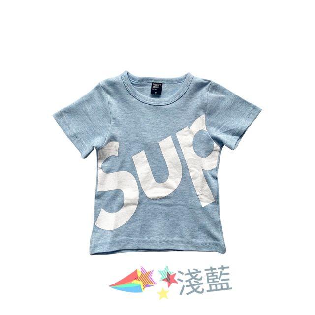 男童童裝 百搭上衣 兒童字母潮T 3色可選 80-110碼-細節圖3