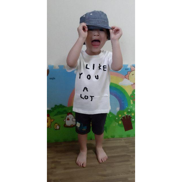 男童童裝 百搭上衣 兒童字母潮T 3色可選 80碼-細節圖2