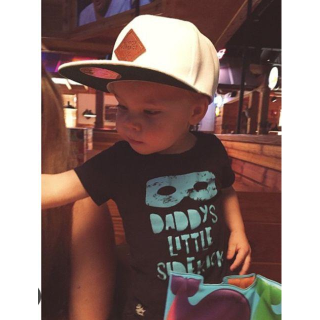 男童童裝 百搭上衣 兒童字母潮T 3色可選 80碼-細節圖3