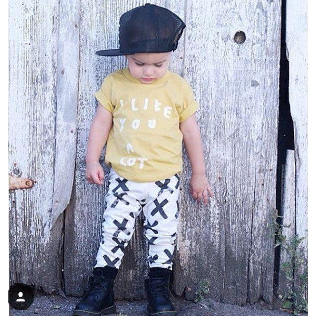 男童童裝 百搭上衣 兒童字母潮T 3色可選 80碼-細節圖4