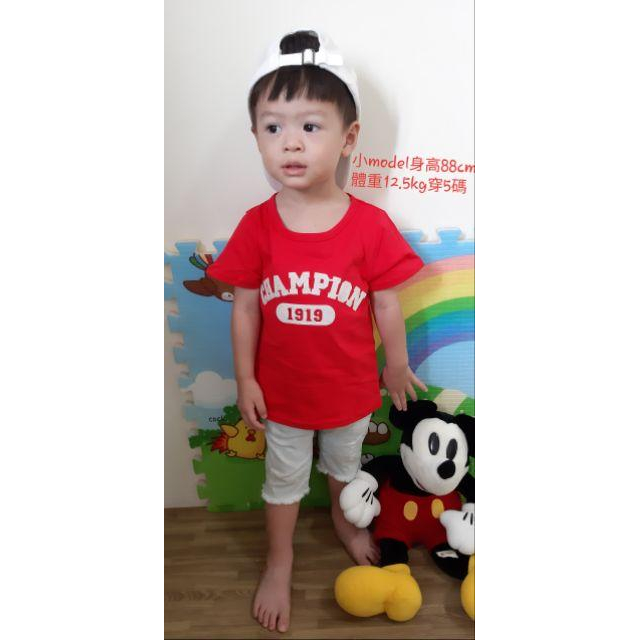 韓版男童童裝 百搭上衣 英文貼布造型T恤 二色 5-17碼-細節圖4