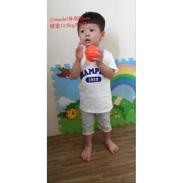 韓版男童童裝 百搭上衣 英文貼布造型T恤 二色 5-17碼-細節圖5