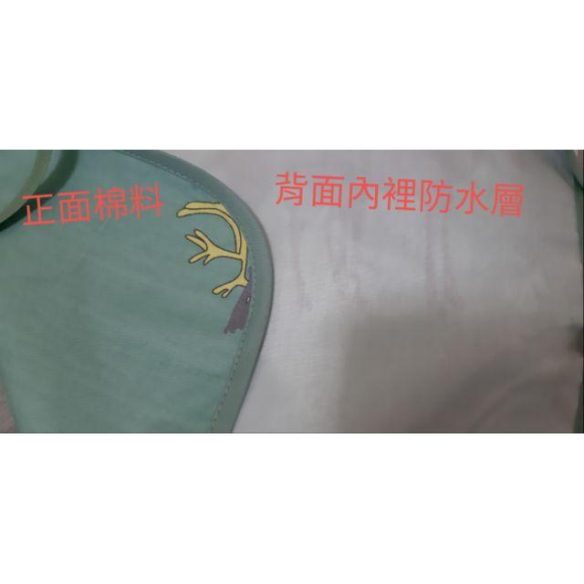 純棉面料+內裡防水 反穿衣 畫畫衣 圍兜 吃飯衣-細節圖7