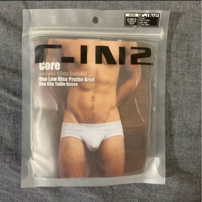 🉐  《👻 絕版內褲》紐約𝐂-𝐈𝐍𝟐 .CIN2[CORE]低腰.三角.吊環款.Slip Taill～S號-細節圖2