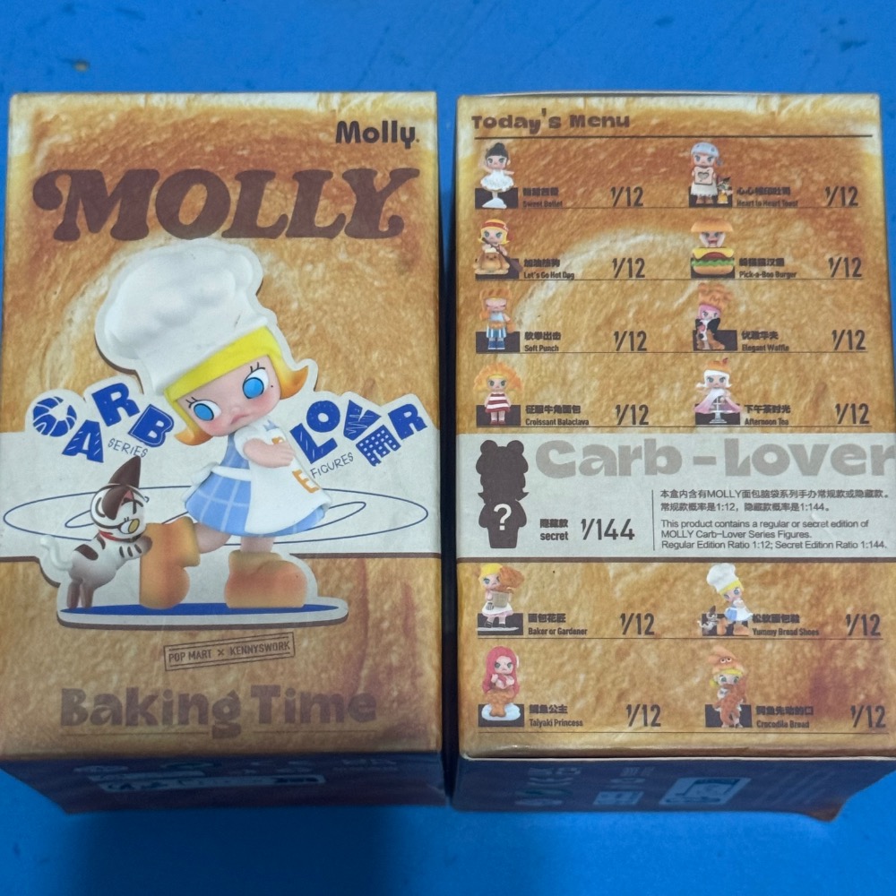 🉐官方正版//POP MART 泡泡瑪特//MOLLY麵包腦袋 系列～盲盒-細節圖3