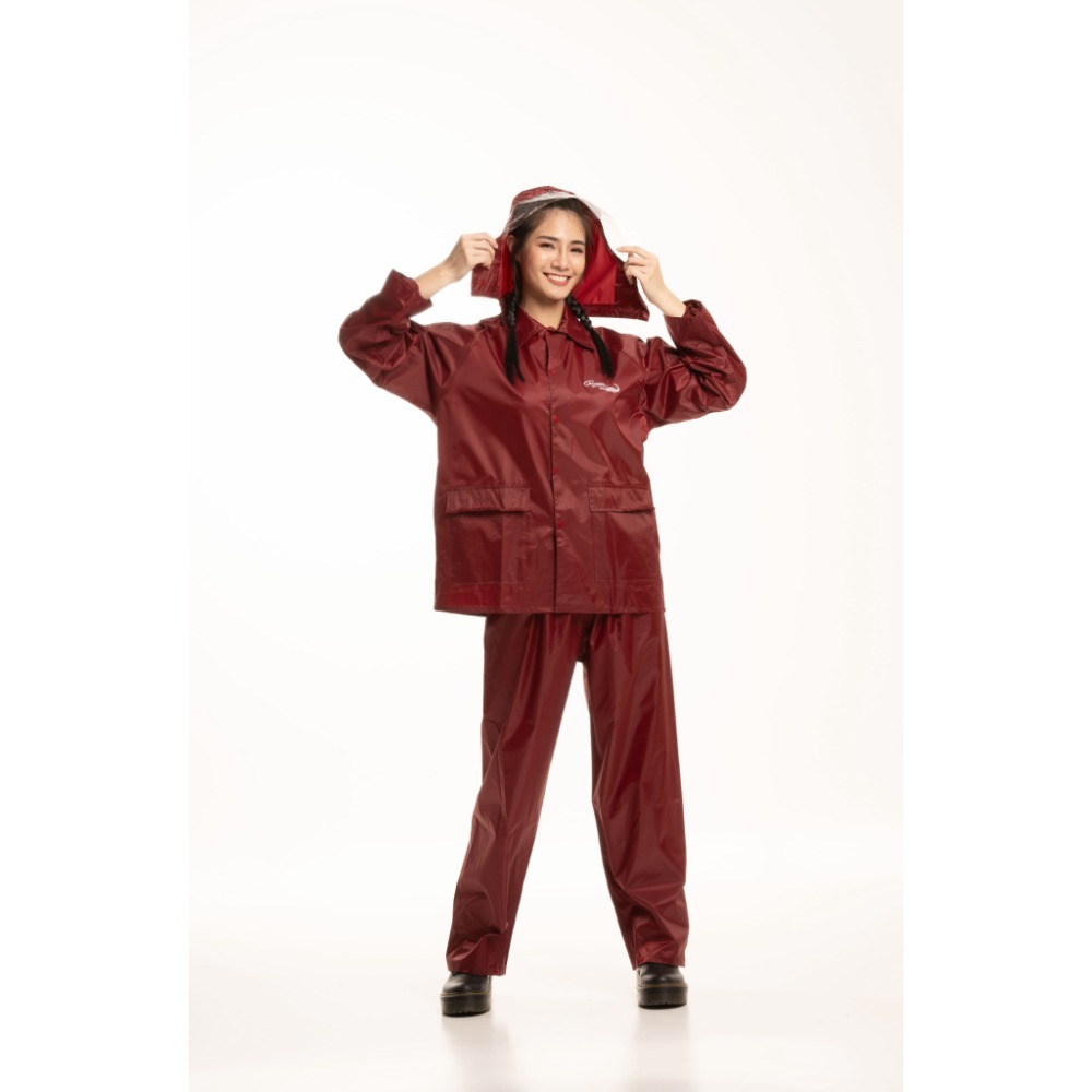 經典機車分體式 情侶套裝雨衣-規格圖4