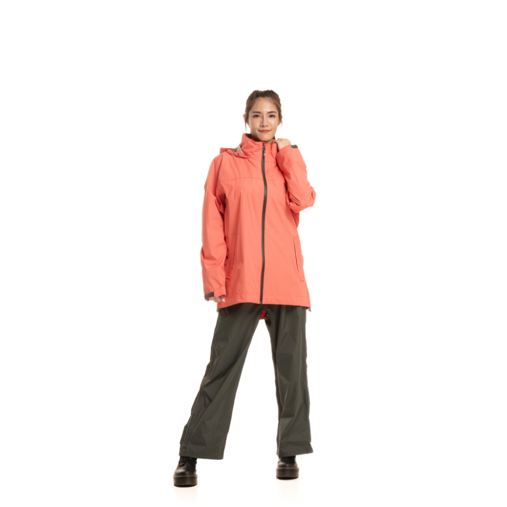 防水外套 都會情侶防風防雨外套 兩件式分體風雨衣-規格圖4