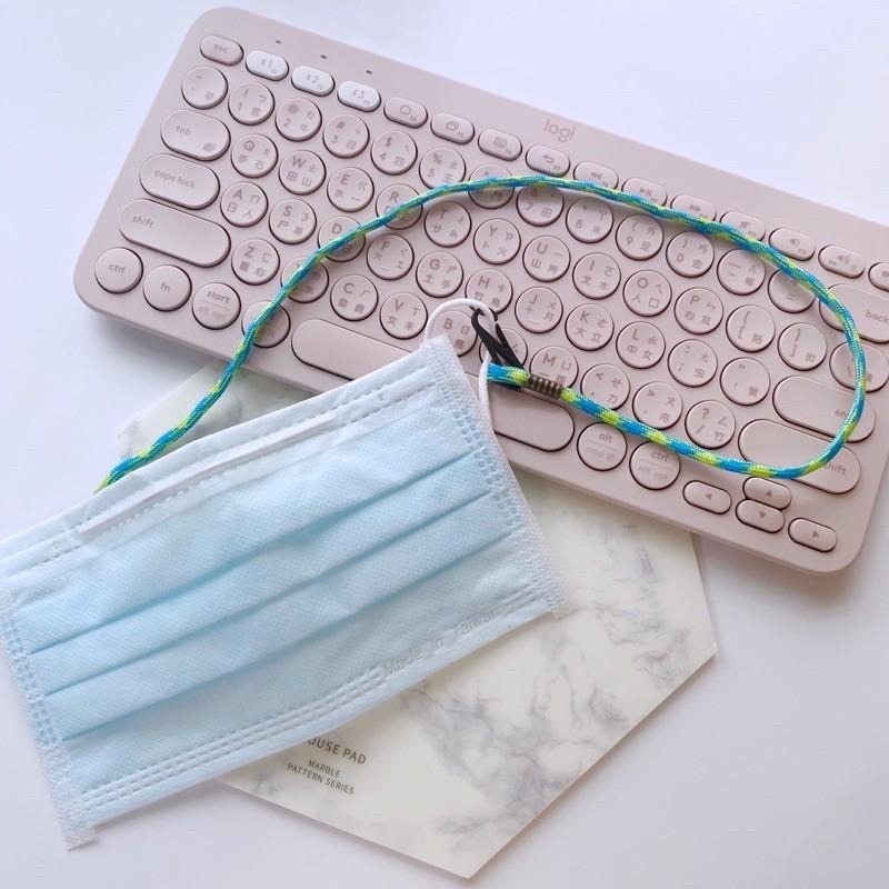 YOKOHANDMADE☆傘繩口罩吊繩/口罩掛繩/口罩繩/眼鏡鍊/眼鏡繩（S釦）-細節圖3