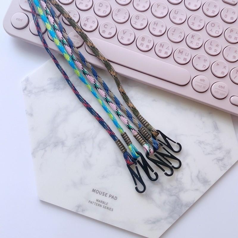 YOKOHANDMADE☆傘繩口罩吊繩/口罩掛繩/口罩繩/眼鏡鍊/眼鏡繩（S釦）-細節圖4