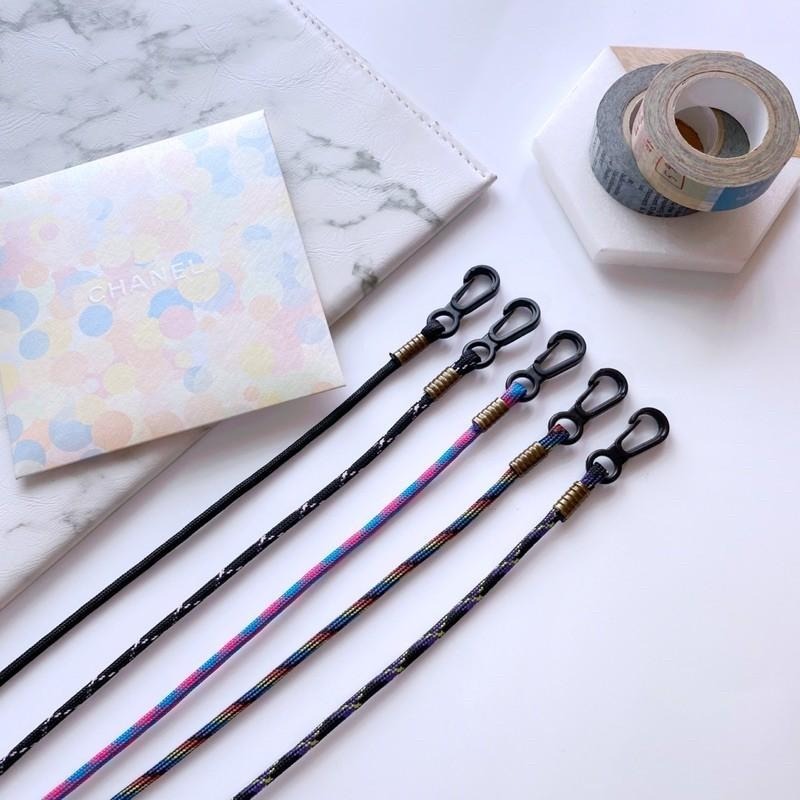 YOKOHANDMADE☆NEW 傘繩口罩吊繩/口罩掛繩/口罩繩/眼鏡鍊/眼鏡繩（問號釦）-細節圖3