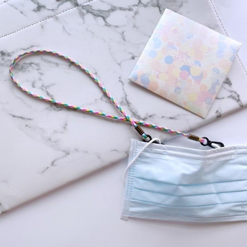 YOKOHANDMADE☆NEW 傘繩口罩吊繩/口罩掛繩/口罩繩/眼鏡鍊/眼鏡繩（問號釦）-細節圖4