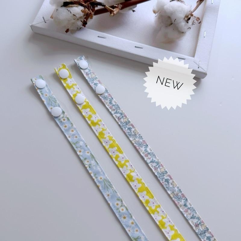 YOKOHANDMADE☆ 純棉*棉質口罩吊繩/口罩掛繩/口罩繩/口罩鍊/防丟繩-細節圖2