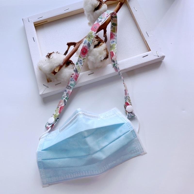 YOKOHANDMADE☆ 純棉*棉質口罩吊繩/口罩掛繩/口罩繩/口罩鍊/防丟繩-細節圖5