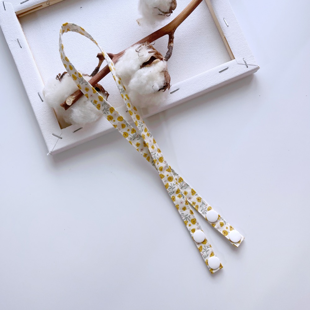 YOKOHANDMADE☆ 純棉*棉質口罩吊繩/口罩掛繩/口罩繩/口罩鍊/防丟繩-規格圖9