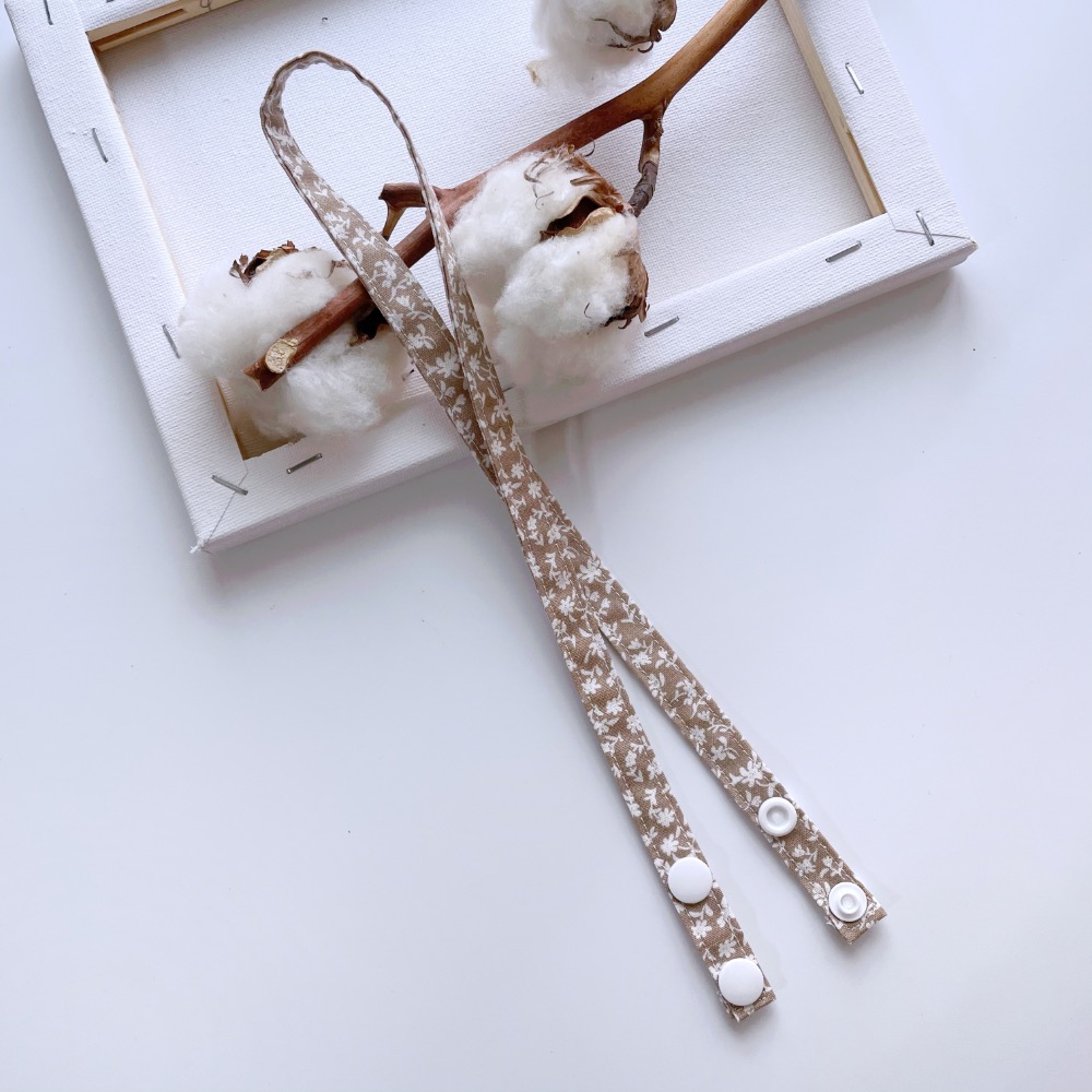 YOKOHANDMADE☆ 純棉*棉質口罩吊繩/口罩掛繩/口罩繩/口罩鍊/防丟繩-規格圖9