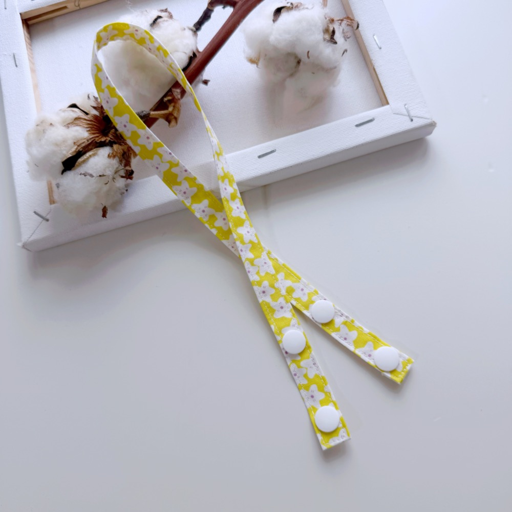 YOKOHANDMADE☆ 純棉*棉質口罩吊繩/口罩掛繩/口罩繩/口罩鍊/防丟繩-規格圖9