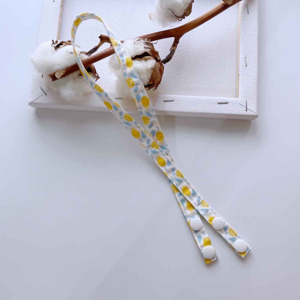 YOKOHANDMADE☆ 純棉*棉質口罩吊繩/口罩掛繩/口罩繩/口罩鍊/防丟繩-規格圖9