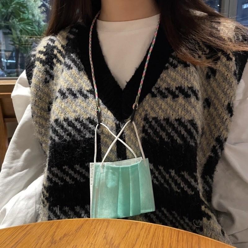 YOKOHANDMADE☆升級版2.0傘繩口罩吊繩/口罩掛繩/帽繩/手機鏈/眼鏡鍊/眼鏡繩/-細節圖6