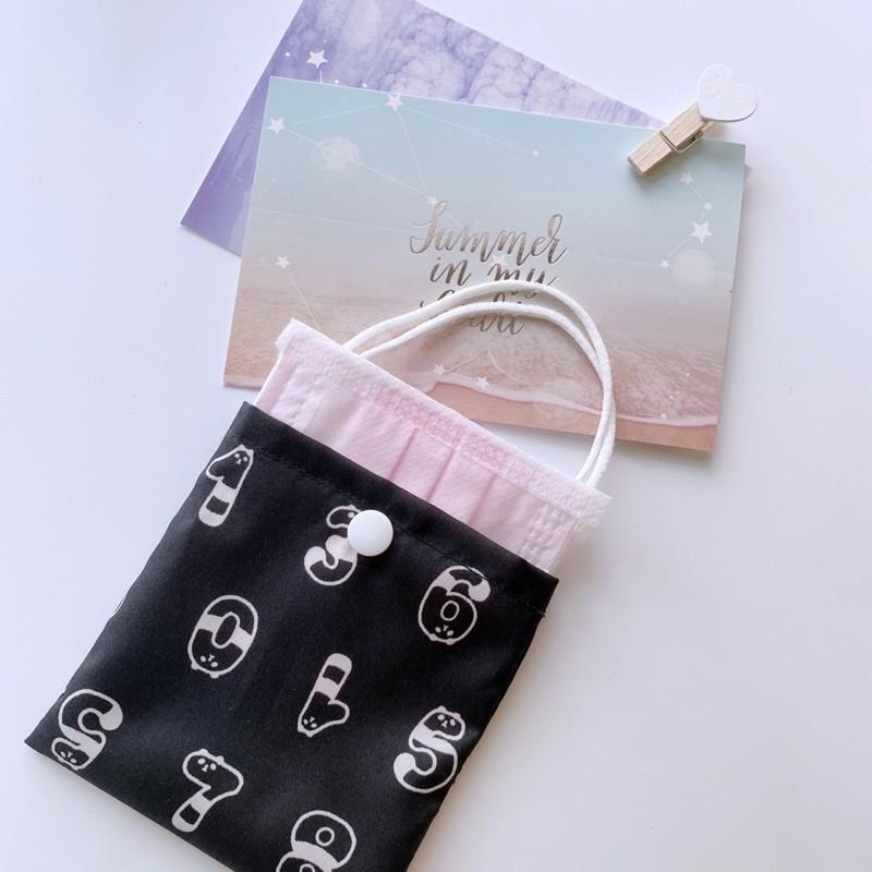 YOKOHANDMADE☆ 輕薄雨傘布🌂手作口罩暫存套/口罩收納袋、口罩暫存收納-細節圖6