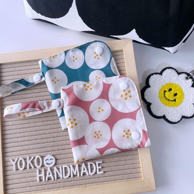 YOKOHANDMADE☆ L型口罩暫存袋☆ 輕薄雨傘布🌂手作口罩收納袋、口罩暫存收納-細節圖2